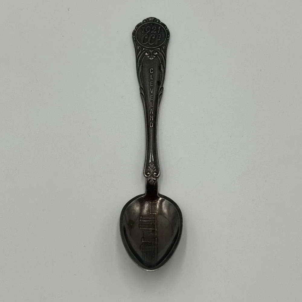 1921‎ CCF Cleveland silver plated souvenir spoon